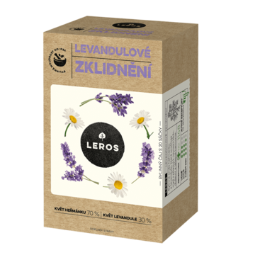 Levandulové zklidnění čaj porcovaný 20g Leros
